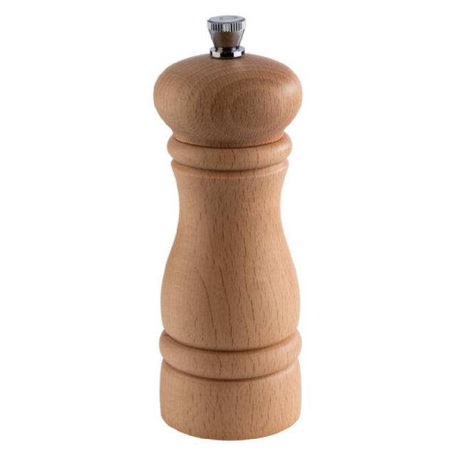 Libbey APS 40570 Pepper Mill 2" Dia. X 6"H Stainless Steel Mill