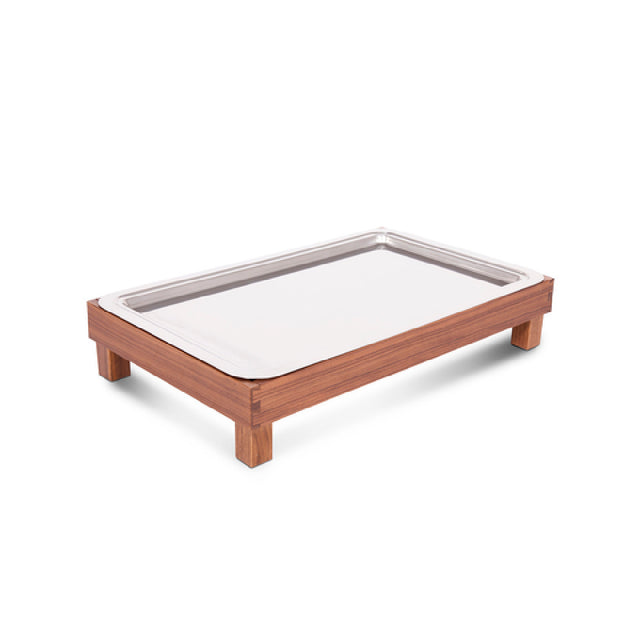 Service Ideas 15A01211 Ze Pe Buffet Serving Tray 20.8"D X 12.8"W X 5"H Display 22"