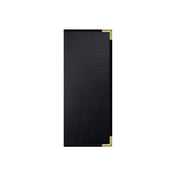 Risch SEV-2V 4.25X11 Seville Hardback Antibacterial/antimicrobial Faux-leather Menu Cover (specify Color)