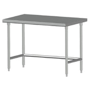 SPG 4SLC-24 - Universal Stainless Work Table, 48"W X 24"D, 16/300 Series Stainless Steel Top