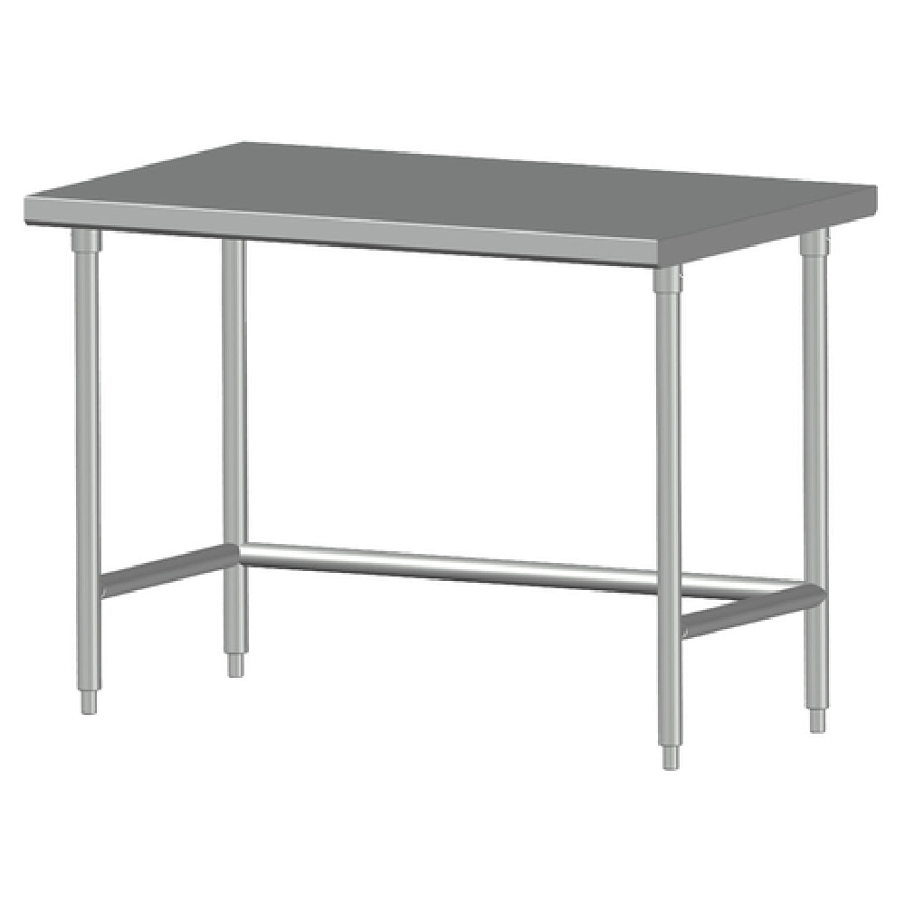 SPG 6-SL-SLC-24 - Universal Stainless Work Table, 72"W X 24"D, 14/300 Series Stainless Steel Top