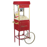 Gold Medal 2689CR - Red Fun Pop Cart, 18-1/4" X 18-1/4", Silk-screened "Popcorn" Graphic