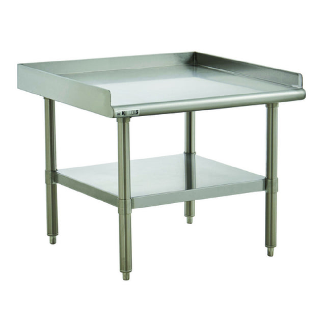 Hubert 178562 - Kratos Equipment Stand With Undershelf, 30"W X 30"D X 26"H, Rust & Corrosion Resistant