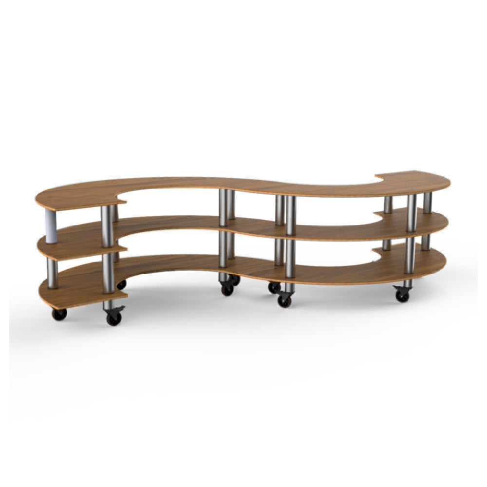 Steelite MGCMSB03BSXW - Small S Buffet Station, 141.0" X 76.0" X 35.0", Modular