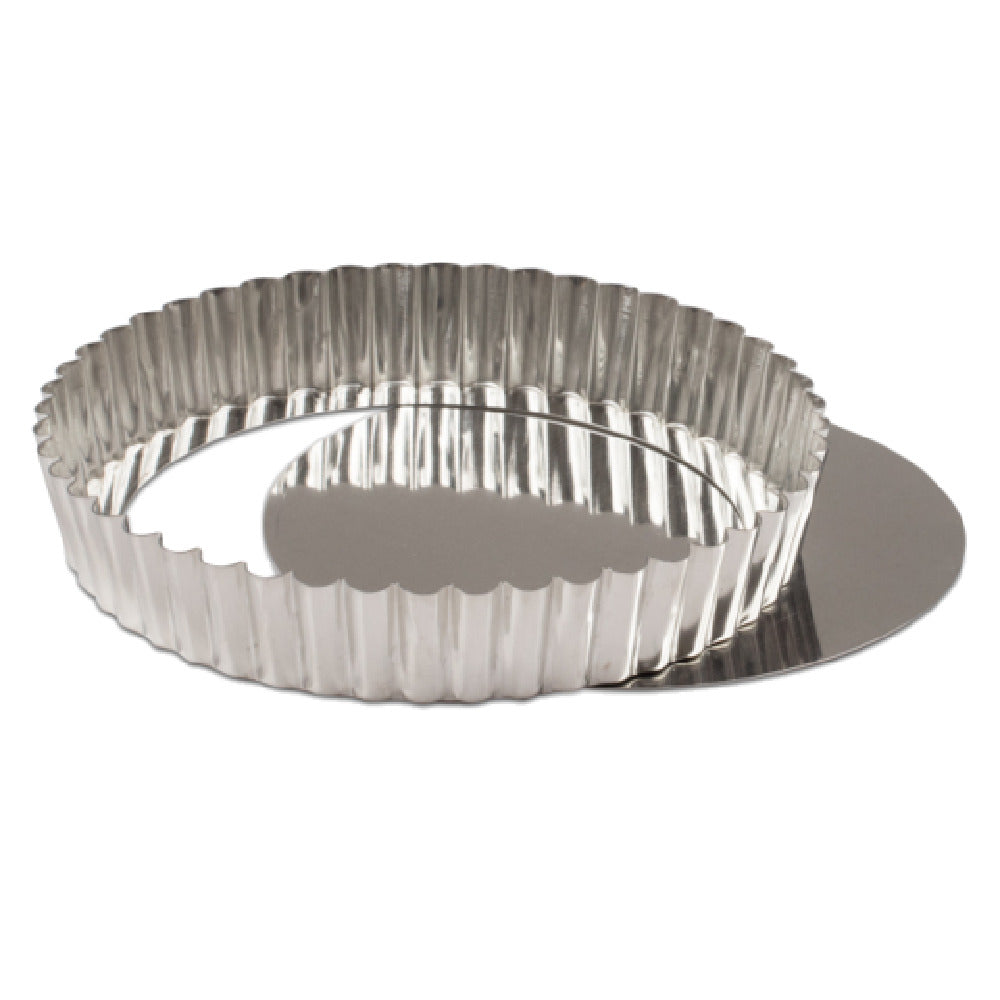 JB Prince M186 200 Tart Mold 8" Dia. Round