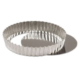JB Prince M186 200 Tart Mold 8" Dia. Round