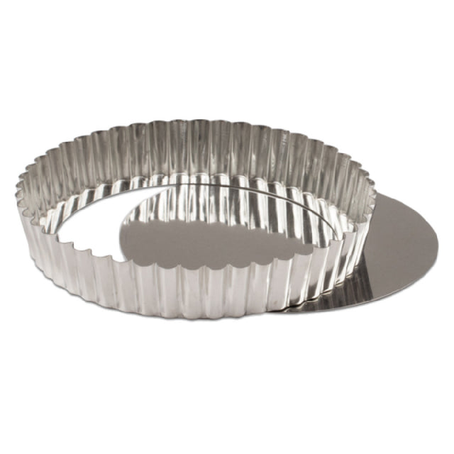 JB Prince M186 200 Tart Mold 8" Dia. Round