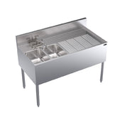 Krowne KR24-42L Royal Series Underbar Sink Unit Two Compartment 48"W X 24"D