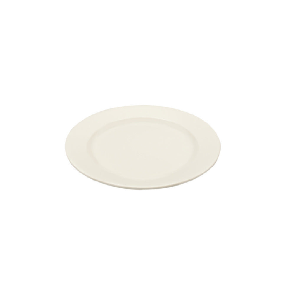 CAC China MLDRE-9 Dwight Plate 9.75"W X 9.75"D X 0.875"H Rolled Edge(Sold By Case)