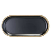 Elite Global Solutions B252102-GLDB Plate 10-1/4"L X 4-3/4"W X 3/4"H Oval