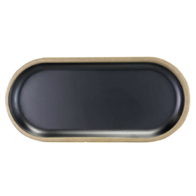 Elite Global Solutions B252102-GLDB Plate 10-1/4"L X 4-3/4"W X 3/4"H Oval