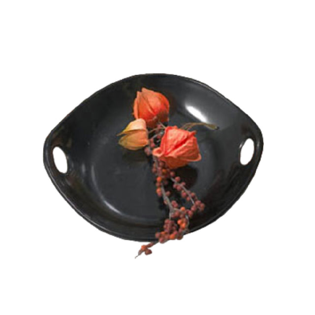 Bon Chef 9931BLK Chopstick Plate 6-1/2" X 7-1/8" Sandstone