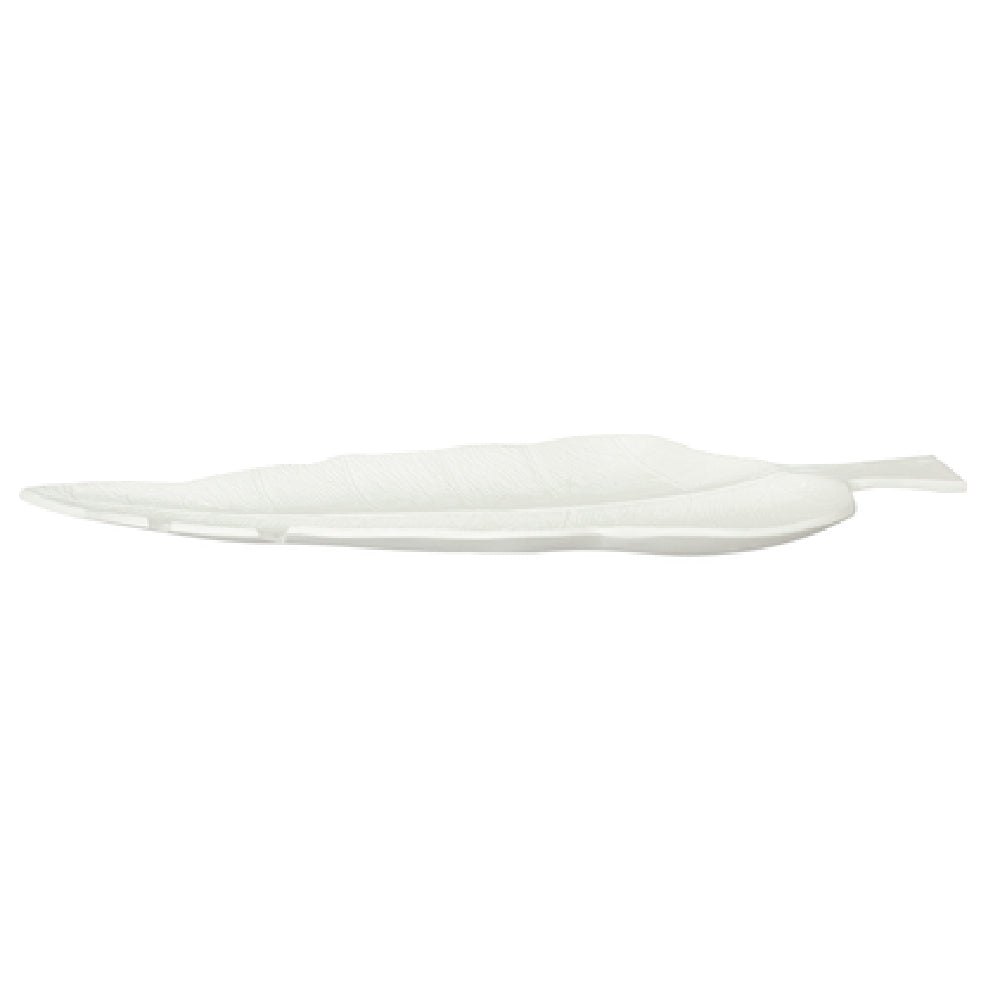 Bon Chef 80154HGLD Platter 24-13/16" X 7-1/2" X 1-1/4"H Leaf Shaped