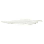 Bon Chef 80154BLK Platter 24-13/16" X 7-1/2" X 1-1/4"H Leaf Shaped