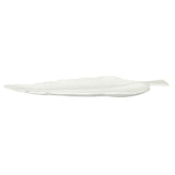 Bon Chef 80154SMOKEGRA Platter 24-13/16" X 7-1/2" X 1-1/4"H Leaf Shaped