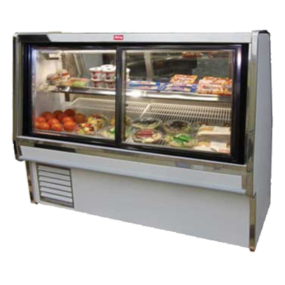 Howard-McCray SC-CDS34E-4PT-LED Deli Meat & Cheese Service Case Pass Thru Doors