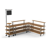 Steelite MGCMLB14BSXW Mogogo Buffet Solutions Modular Breakfast Corner 130" X 100-1/2" X 107"H