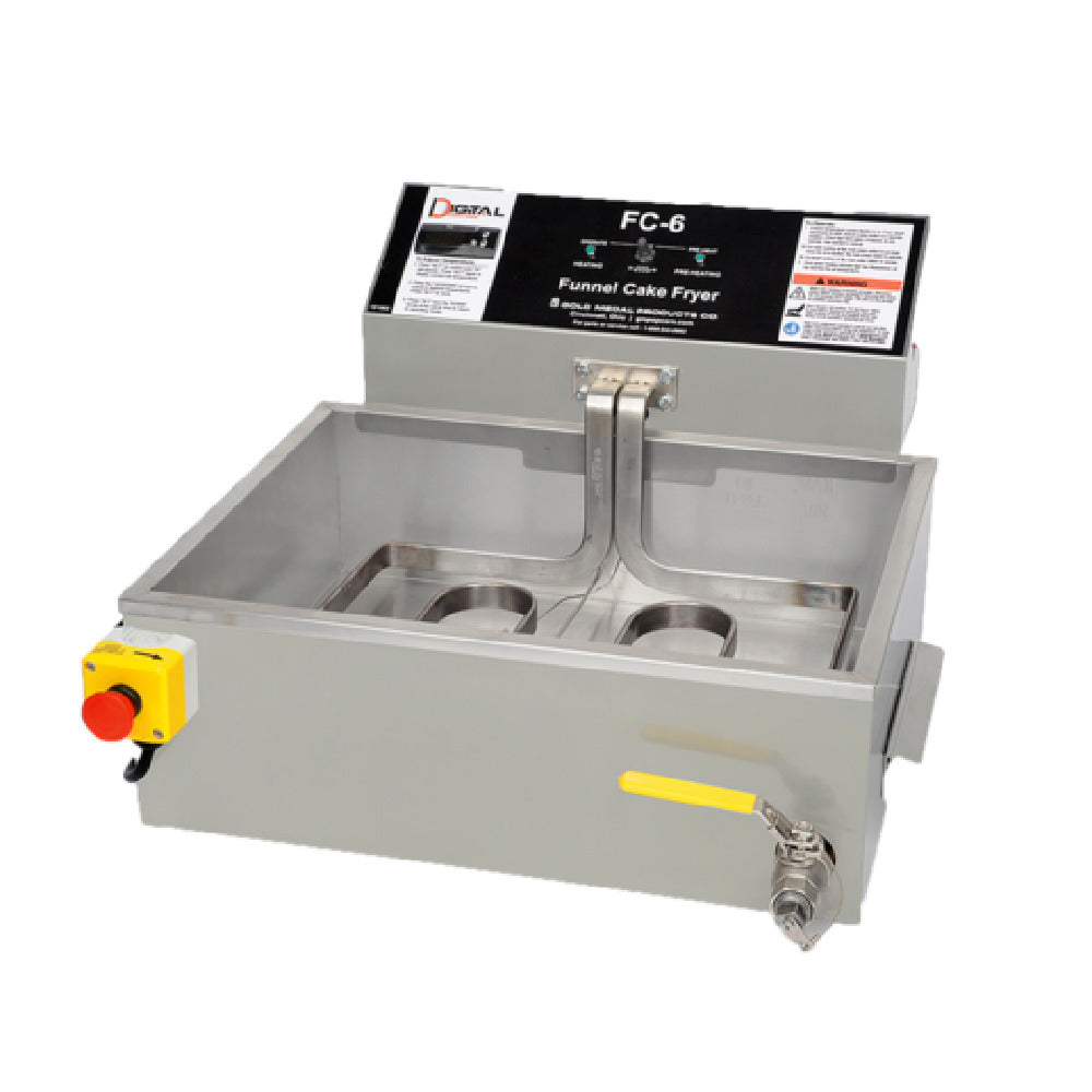 Gold Medal 8090E - FC-4 Deluxe Hot Shot Fryer, Electric, 50 Lb. Oil Capacity