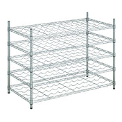Hubert 136243 - Kratos Wire Wine Rack, 48"W X 24"D X 34"H, 34" Posts
