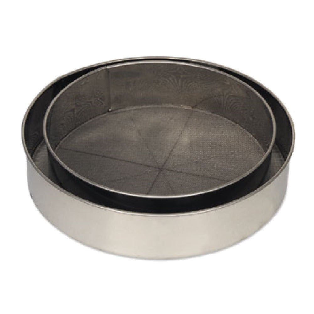 Alegacy Foodservice Products S9910 Sieves 10" Dia. X 2-3/4"H 16 Mesh With Two Crossbar Wire Reinforcers