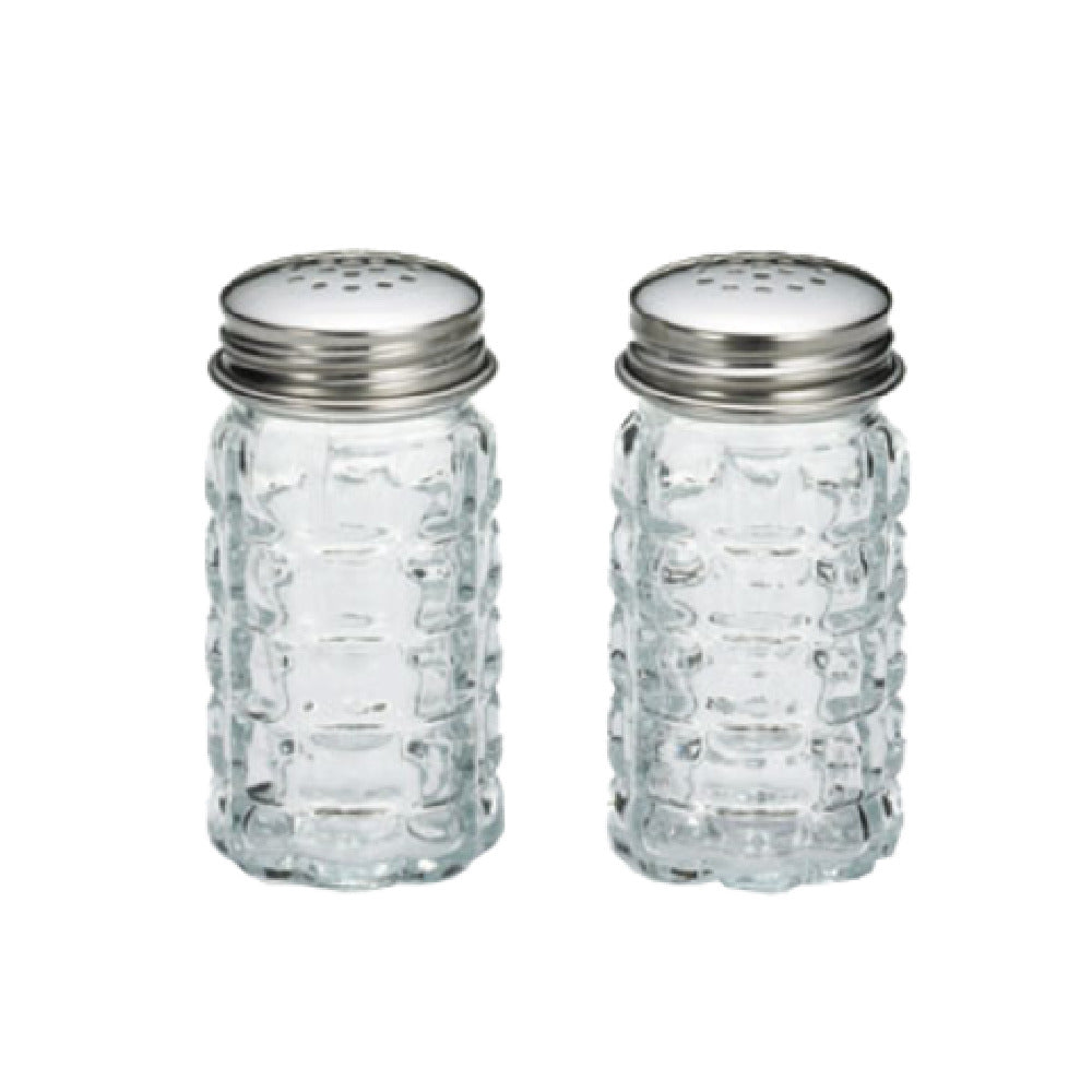 TableCraft Products 163S&P-2 - Salt/Pepper Shaker, 1-1/2 Oz., 1-9/16" Dia. X 3-9/16"H