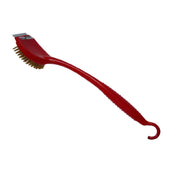 Crown Verity CV-528 BBQ Brush Red Long Handle With Scraper