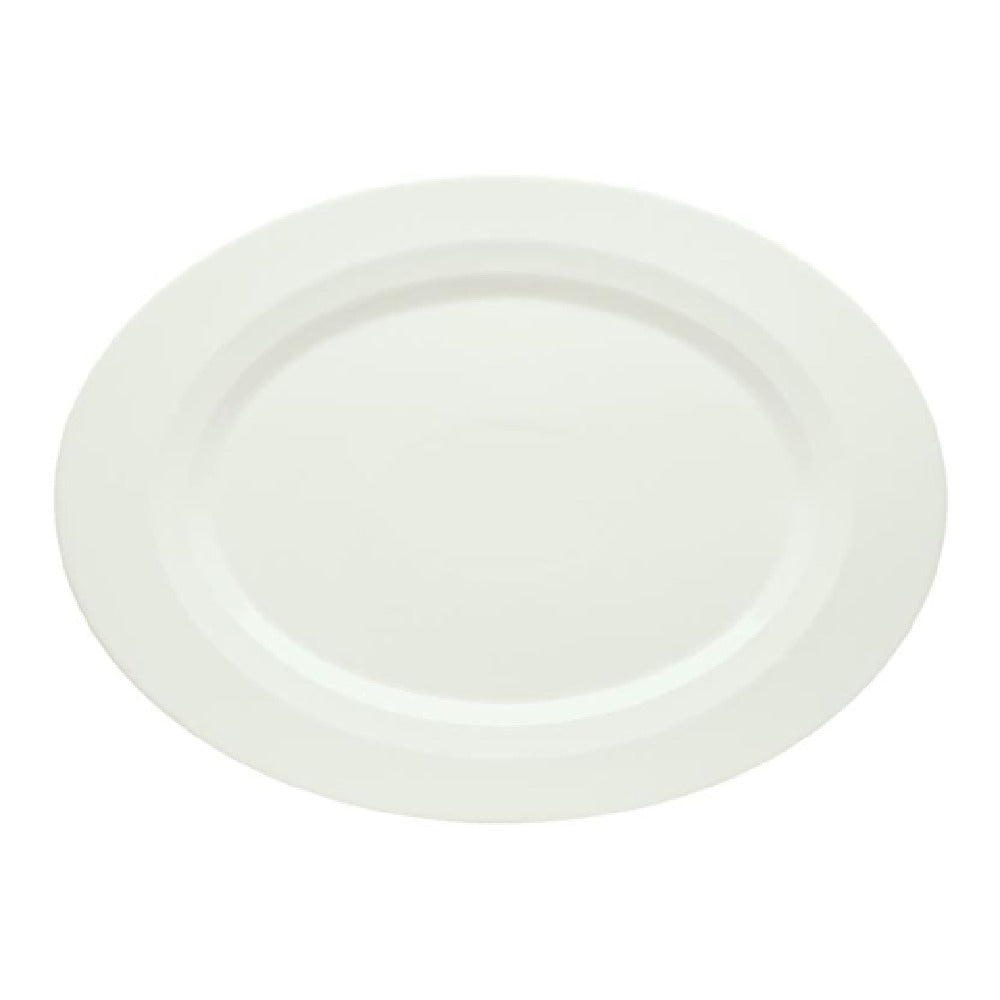 Libbey 9122034 (Formerly Syracuse China) Platter 13-3/8“ X 9-3/4" Oval