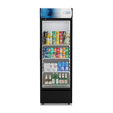 Koolmore MDR-1GD-12C - Merchandiser Refrigerator, One-section, 24"W