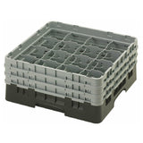Cambro 16S638110 Camrack® Glass Rack With (3) Soft Gray Extenders Full Size