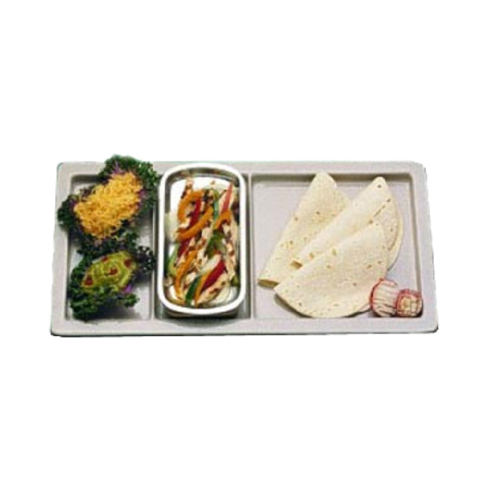 Bon Chef 9084CABERNET Compartment Tray 9-1/2" X 18" Rectangle