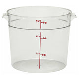 Cambro RFSCW6135 Camwear® Storage Container Round 6 Qt.