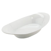 GET Enterprises OVB-96-W Oval Acclaim Display Bowl 3 Qt. 18-1/4" X 9-3/5" X 3"