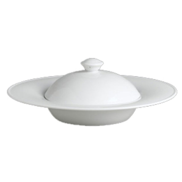 Steelite 6300P066 Lid For Presentation Soup 6.5" X 2.5" Aura