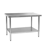 Eagle T24132EM Spec-Master® Marine Series Work Table 132"W X 24"D 14/300 Series Stainless Steel Top
