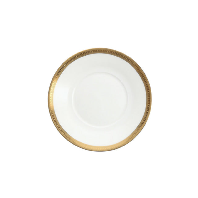 Fortessa RRP-GDAUPH-105 Dauphine Gold Band Plate 8.25" (20cm) Bone China