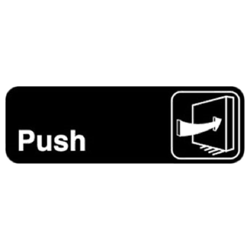 Royal ROY 394502 - Sign, 3" X 9", "Push"