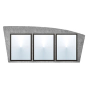 Hubert 52156 - Menu Board, 3-pocket, Wall-mount