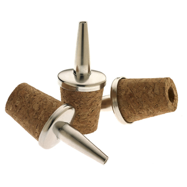 Mercer Culinary M37049 Barfly® Dasher Tops Fits Up To 20mm Dia. Opening 18/8 Stainless Steel Core (set Of 3)