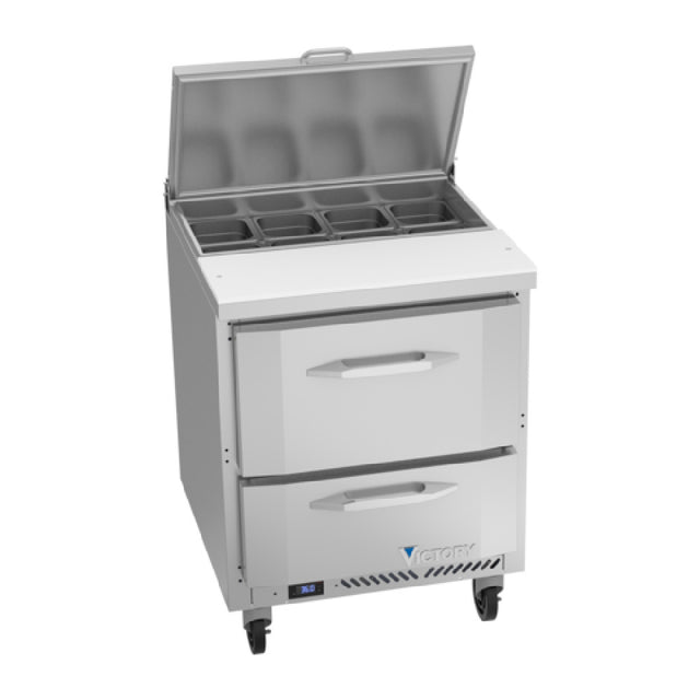 Victory VSPD27HC-08-2 UltraSpec™ Series Sandwich Prep Table Powered By V-Core™