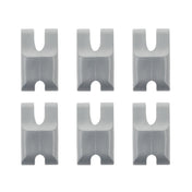 Metro 9184P Polymer Mounting Clips (tabs) For Solid Super Erecta® Shelf Stainless Steel Wire Ledges