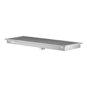 Koolmore KM-FTG-24120 KoolMore Commercial Floor Trough Drain 108"W X 24"D (2) 4"dia. Drain Connections