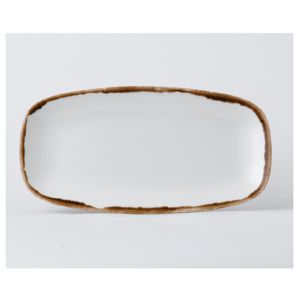 Arc Cardinal HN298 Dudson Harvest Natural Oblong Tray (L:11.75'' X W:6.25'') Vitrified Ceramic