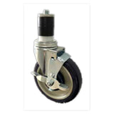 Sapphire Manufacturing SM-CS229-6 Stem Caster For (6) Leg Tables/equipment Stands 5" Polyurethane Wheel