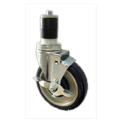 Sapphire Manufacturing SM-CS229-6 Stem Caster For (6) Leg Tables/equipment Stands 5" Polyurethane Wheel