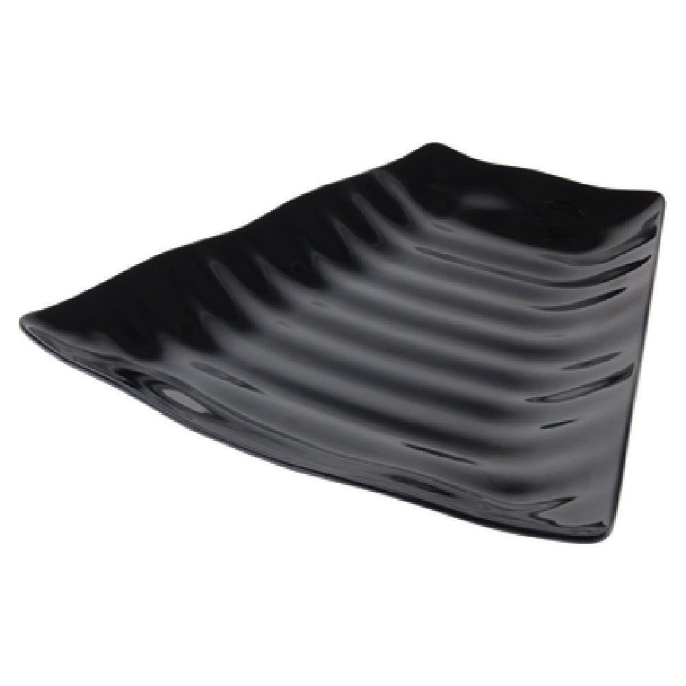 BauscherHepp TB90552 Wavy Platter 10-1/2"L X 10-3/4"W X 1-1/2"H Rectangular