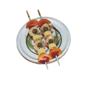 Bon Chef 1003SMOKEGRA Traditional Dinner Plate 11" Aluminum With Ceramic-look Coating