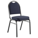 National Public Seating 9254-BT NPS® 9200 Series Premium Stack Chair 300 Lb. Weight Capacity