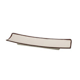 Yanco NA-414 Nature Art Sushi/Display Plate 12-7/8"D X 3-1/2"W X 3-1/8"H Rectangular