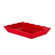 CAC China MLSC-RT341-R Platter 13-3/4"W X 9-1/2"D X 2-1/2"H Rectangular