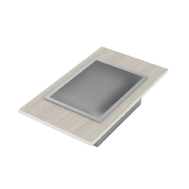 Bon Chef NX-14-IS-S-O Nexus Counter With Ice Station & Drain Assembly 1/4 Size